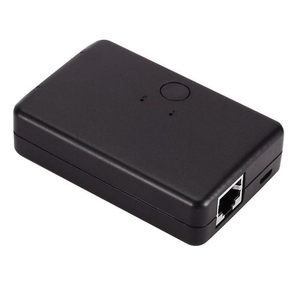 Mini 2-porttinen Rj45 Lan -keskitin Verkkokytkin Box Tietokone Ethernet Internet-sovitin Rj45 Jakajakytkin