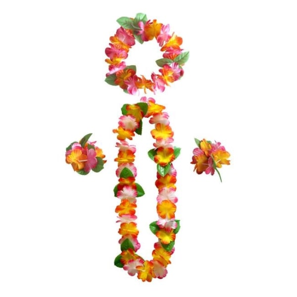 Hawaiian Lei-sett - voksent tilbehør