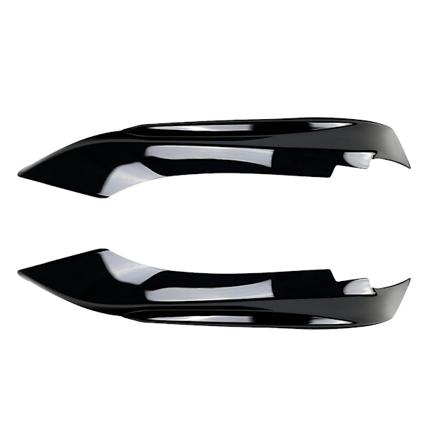 For 4-Series F32 F33 F36 2014-2020 Frontkofanger Læbe Vinkel Diffuser Splitter Spoiler Beskytter Sort