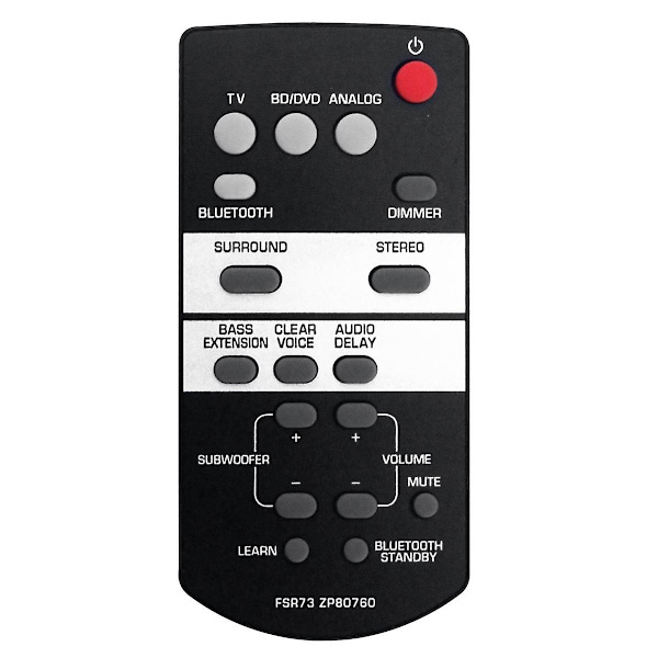 Fsr73 Zp80760 Vaihda Kaukosäädin Sound Bar -1050 -1050-r Yas-105 -1050bl -700 Ats1050 Ats1050r Yas105