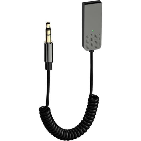 Gbformat Aux Bluetooth Biladapter Bluetooth 5.2 Jack 3.5mm USB Trådløs Audioadapter Bluetooth med til Stemmenavigation