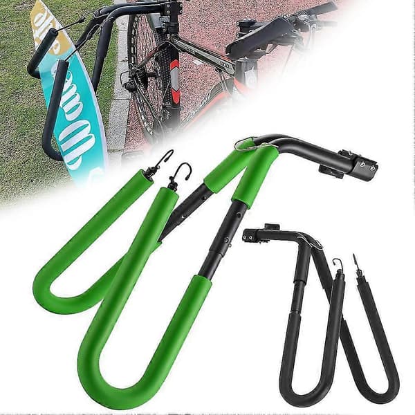 Surfebrettstativ for sykkel, universal, robust, surfebrettstativ for landeveissykkel
