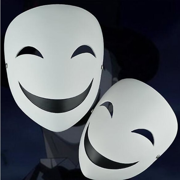 Anime Bullet Kagetane Hiruko Mask Cosplay Costume Prop Halloween Mask White