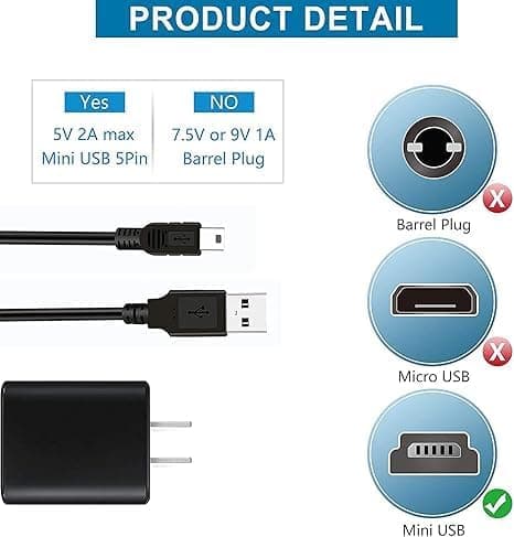 2025 Seneste Model Væg USB-Oplader til Texas Instruments Lommeregnere USB Strøm- & Datakabel til TI-84-Plus, TI-84 Plus C Silver Edition