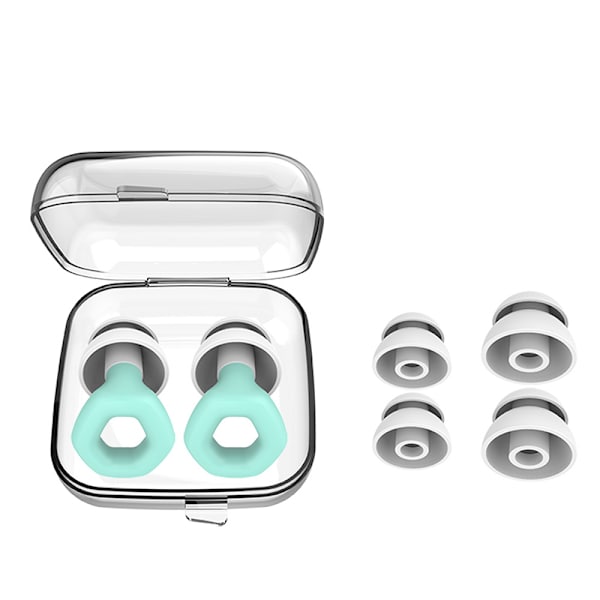 Noise-Cancelling Earplugs with Two Layers Red