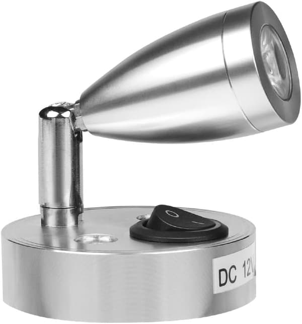 Liseuse LED 3W 12V Sølv