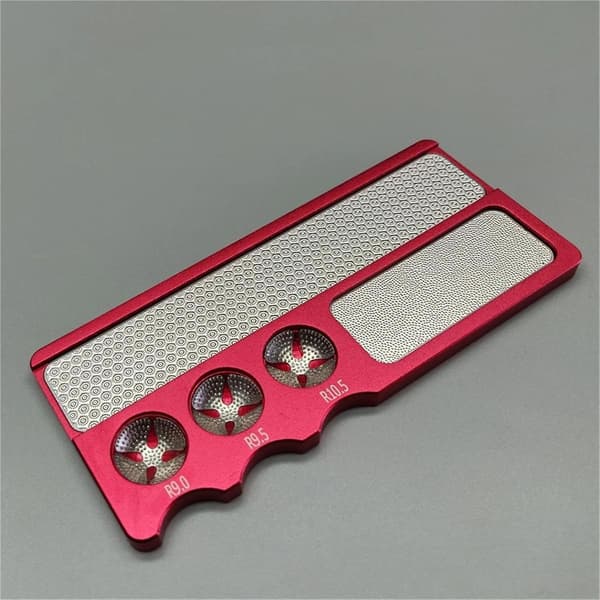 Tip Tool Professionel Pool Tip Radius Shaper & Flat Scuffer Form & Scuff Caram Snooker Pool Kø Tip Tilbehør Blå