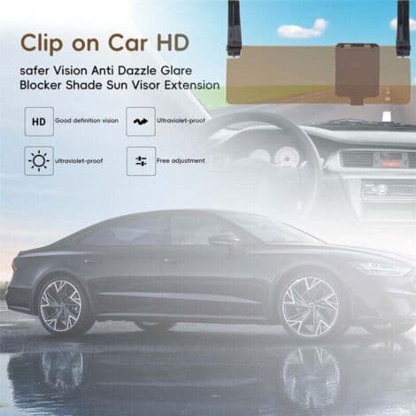 Antireflex Clip Solskyddsförlängning för Bil HD Vision