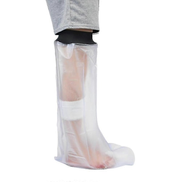 Vattentätt Gips Skydd Dusch Ben För Vuxna - Skydda Fot Och Underbens Gips Sår I Dusch Eller Bad