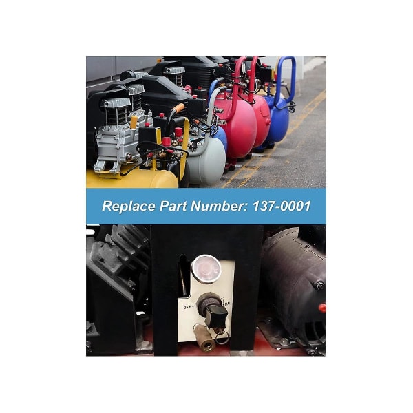 137-0001 Fördelare Plast Luftkompressor Regulatorventilknopp För Sanborn Svart