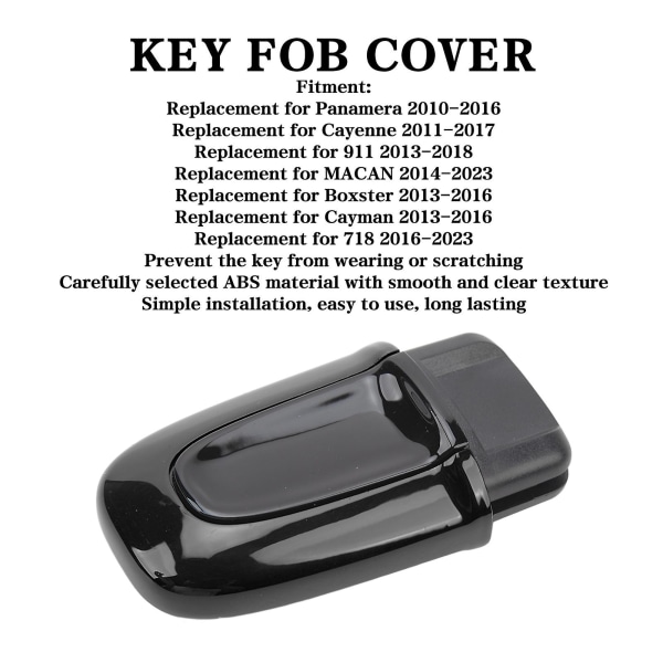 Cover suojus Kestävä ja kulutusta kestävä case suojakuoren vaihto Panamera Cayenne 911 mustalle