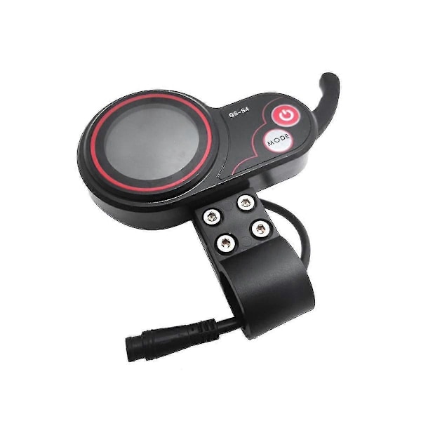 -s4 48v-60v Tommelgas LCD Display Måler til Zero 8 9 10 8x 10x El-Scooter 6-polet Display A