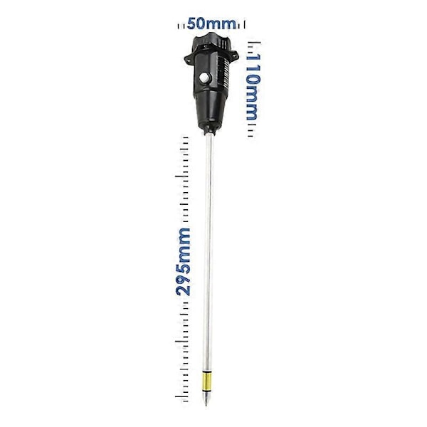 Lång Sond Djup Jord PH Fuktmätare 2-i-1 Testare - Professionell Test Hygrometer för Stor Krukväxt