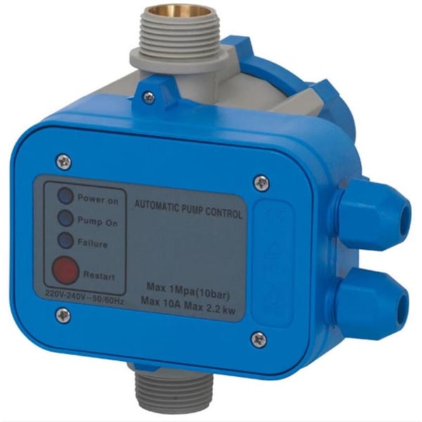 T1 Vandpumpe Trykregulator Automatisk Booster Pumpe Smart Switch Protection Motor Controller - 1 stk