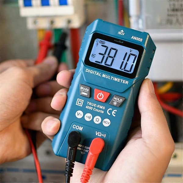 Mini Digitalt Multimeter AC Spenning 600V Smart Multimetro Auto Range Meter NCV Ohm Test Profesjonell E