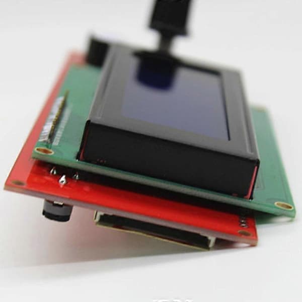 Smart Display Controller Ramps 1.4 2004 LCD-kontroller med adapter egnet for 3D-printer RepRap A