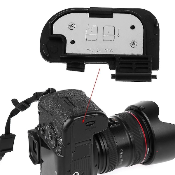 Batterilucka Cover Cap Ersättningsdelar för Canon Eos 60d kamerareparation Ny(bejoey) [XC]