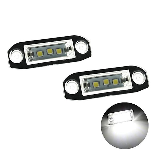 Sopii Volvo VOLVO LED -kilpien valoon S40S60S80 XC70 XC60, kaksi kappaletta