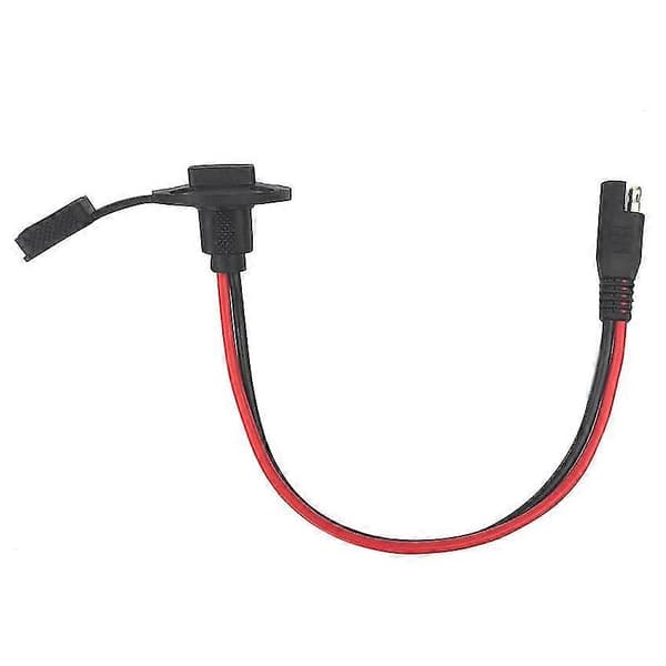 Sae-stik - Sae-sokkel sideport, solcelle Sae solpanelmontering, 12awg Sae