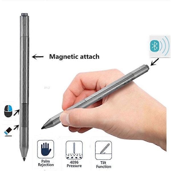 Active Pen 4096 Nivåer Bluetooth Stylus Penn for Lenovo Ideapad Flex 5 5I 6 14 15 D330 C340 Laptop
