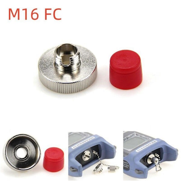 8st Optisk Effektmätare Tillbehör SC/FC/ST/LC Adapter Fiber Effektomvandlare