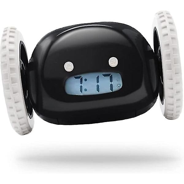 2024 Rolling alarm clock - extra high for heavy sleeping people (Clockie Robo