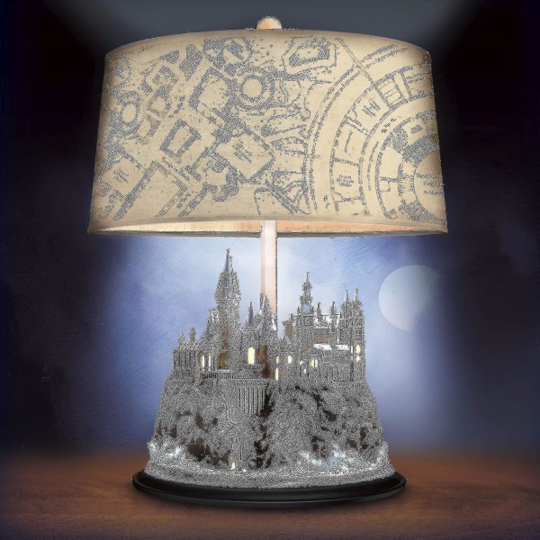 The Bradford Exchange Harry Potter Hogwartsin linna valaiseva veistos pöytälamppu