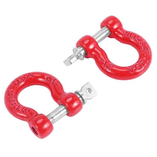 8 stk. Metall Front Rear Bumper Trailer Hook Tow Shackle Rescue Hook For 1/10 RC Rock Crawler Car Traxxas TRX4 TRX-4 SCX10