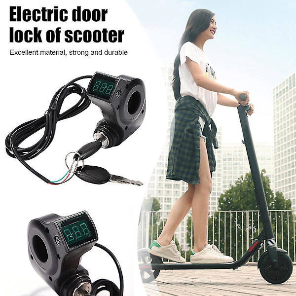 Elektrisk Scooter Tändningslås Nyckeltillbehör kompatibel med Kugoo M4(GET IT)