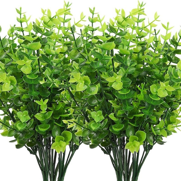 Kunstige buske, Plast Fake Greenery 8 stk