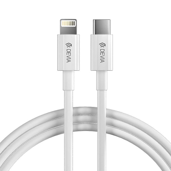 DEVIA Smart Series 2m Type-C - Lightning PD -pikalatauskaapeli TPE -datakaapeli
