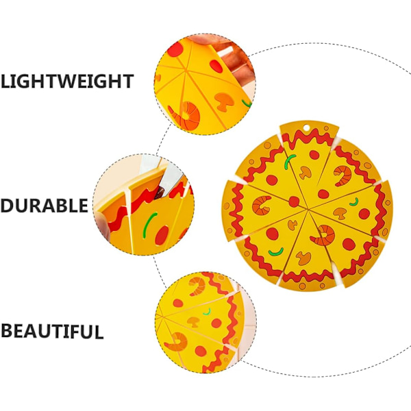 Pizza-muotoiset aluslaatat, koristeelliset kuppimattoalustat, aluslaatat, kuppimatto