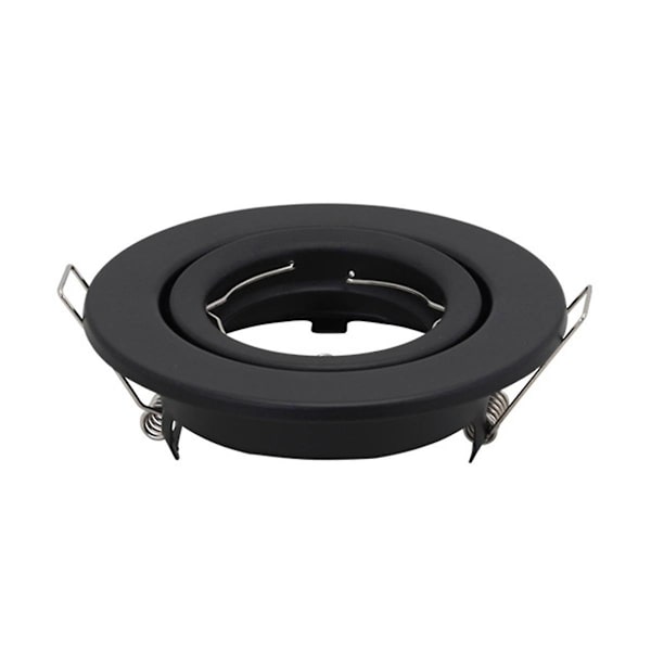 LED-strålkastare Ram Justerbar Downlight Led-hållare Utskärning 70mm för MR16 Lamphållare Infälld LED