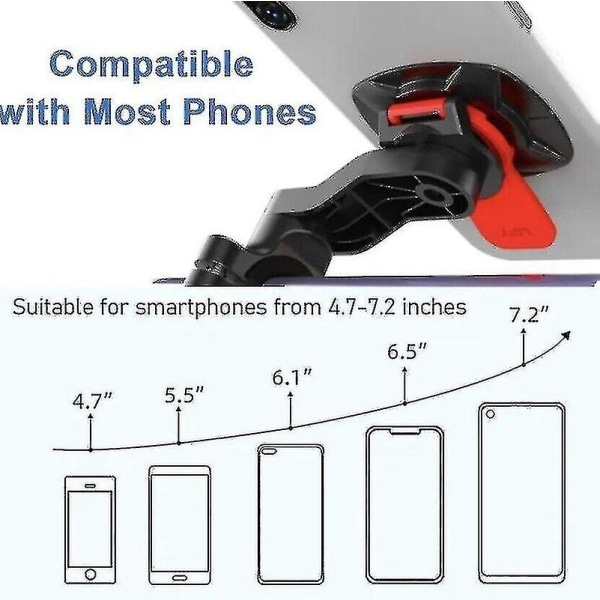 Quad Lock Kompatibel Cykel Motorcykel Telefon Mount Holder Styr Mount