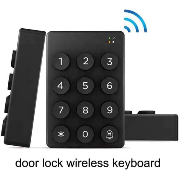 Tastatur uten numerisk kode, Bluetooth-appopplåsing for TTlock Smart Code Things-app, smarte elektroniske låser