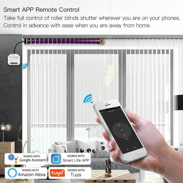 One-Piece WiFi Light Switch med Alexa Wireless Smart Remote og relæ med Alexa Support