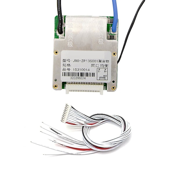 13s 48v 20a Ternary Lithium Battery Protection Board Bms Same Port With Equalization Temperature Co