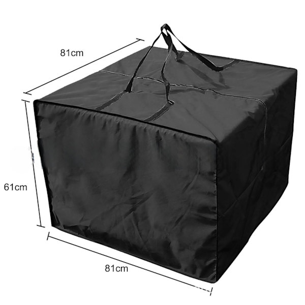 Jul förvaringsväska för utomhusmöbel sittdyna förvaringsväska-81*81*61cm