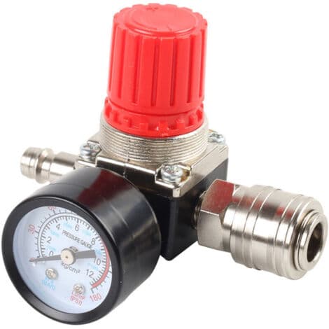 1/4\" pneumatisk lufttrykkregulatorventil, pneumatisk trykkregulatorventil, trykkreguleringsventil for luftkompressor