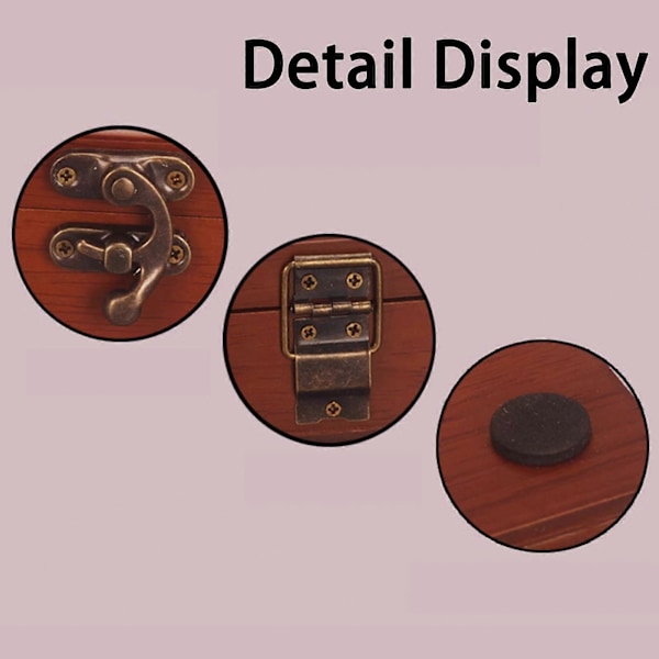 Mønt Slab Opbevaringsboks Massiv Træ Display Case passer til 6 Certificerede PCGS NGC Holdere js