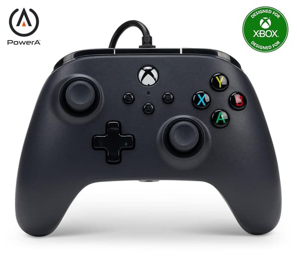 2025 Seneste Model Kablet Controller til Xbox Series X|S - Sort, Gamepad, Videospilcontroller Fungerer med Xbox One