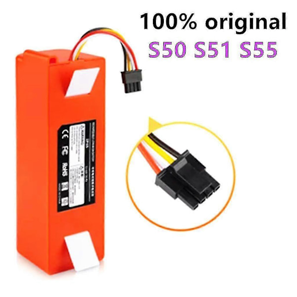 Laderbart batteri for Xiaomi Robot Roborock robotstøvsuger -1-