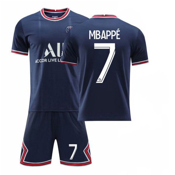 2122 Paris hjemmebanetrøje klassisk nr. 30 stjerne nr. 10 Neymar nr. 7 Mbappe fodbolduniformssæt Z7 18#