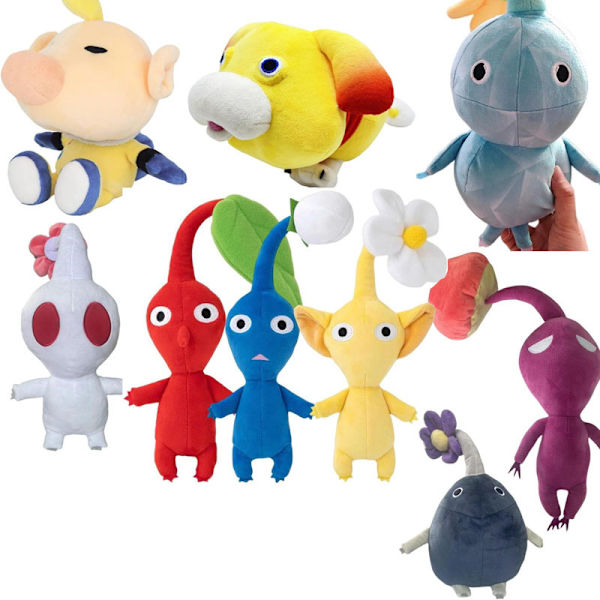 Ny Pikmin Plysch | Pikmin Plyschleksak för Spelfantaster | Söt gosedjursdocka för barn pojkar och flickor