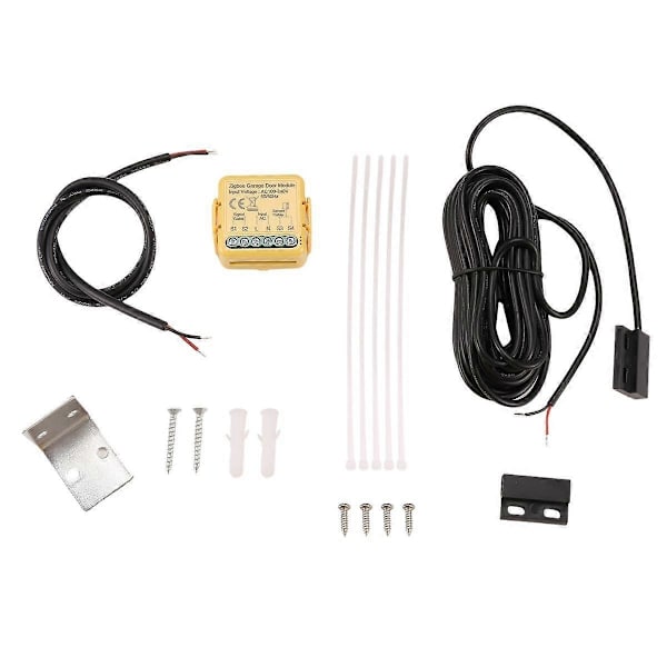 Zigbee Garageport Controller Tuya Intelligent Timing Garage Flap Rolling Shutter Door Controller Smart On/Off Switch