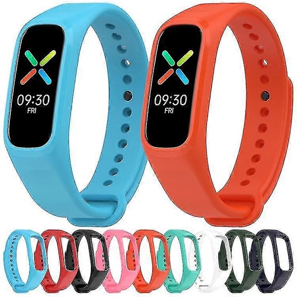 För Oppo Band Vitality Edition Vattentät Svettsäker Enfärgad Klockarmband