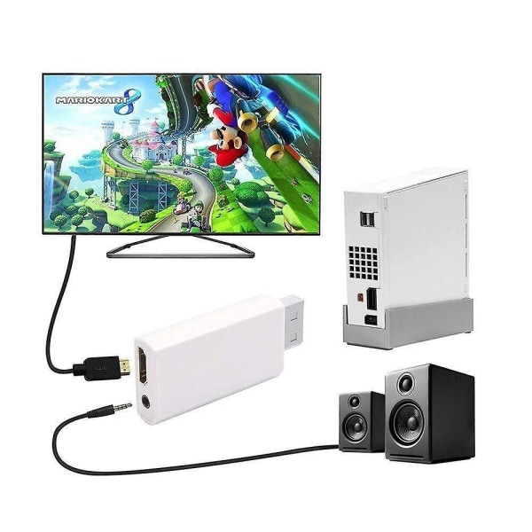 Wii to HDMI converter adapter with 1.5m high-speed conversion cable