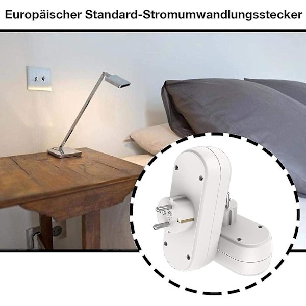 Pistorasia-adapteri, moninkertainen pistorasia ilman johtoa, pistorasia pinta-asennukseen, valkoinen, Wei Wei -laturiadapteri, USB-laturi kameraan