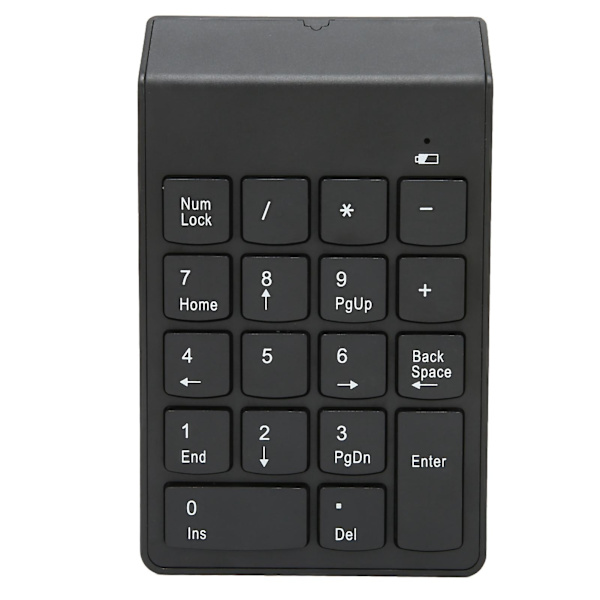 Numerisk tastatur Mini trådløs 18 taster 2,4 GHz stabil tilkobling ergonomisk design bærbar PC numerisk tastatur numerisk tastatur-YM