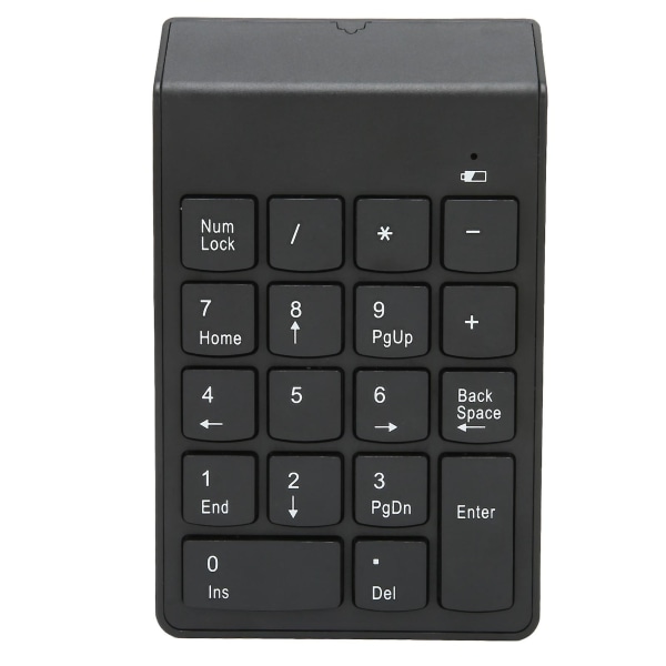 Numeriskt tangentbord Mini trådlöst 18 tangenter 2,4 GHz Stabil anslutning Ergonomisk design Laptop Numpad Numeriskt tangentbord-YM